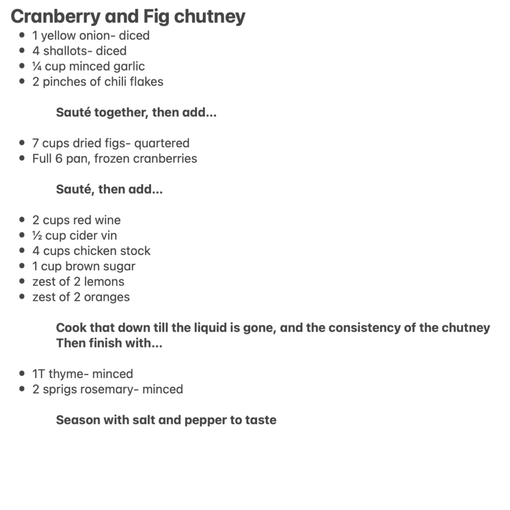 Cranberry and Fig Chutney Recipe
